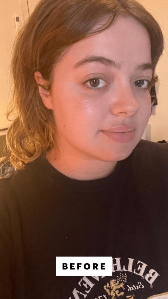 Hoffmann before applying the Dr. Jart Ceramidin Skin Barrier Serum Toner